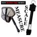 SCALE & TAPE MEASURE with FISHING NET